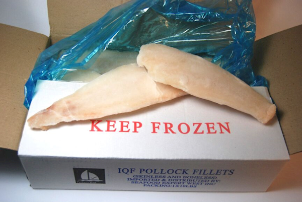 IQF Frozen Pollock Fillet ~10lbs