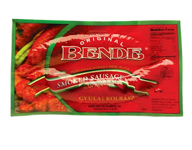 BENDE Gyulai Kielbasa, mild smoked sausage  ~1lb/2pack