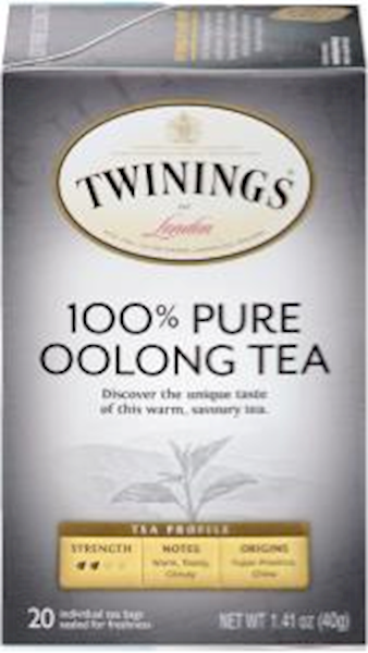 TWINING'S 100% Pure Oolong Tea 20bag/6pack