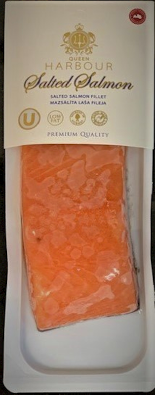 QUEEN HARBOUR Salted Salmon Fillet 200g/6pack