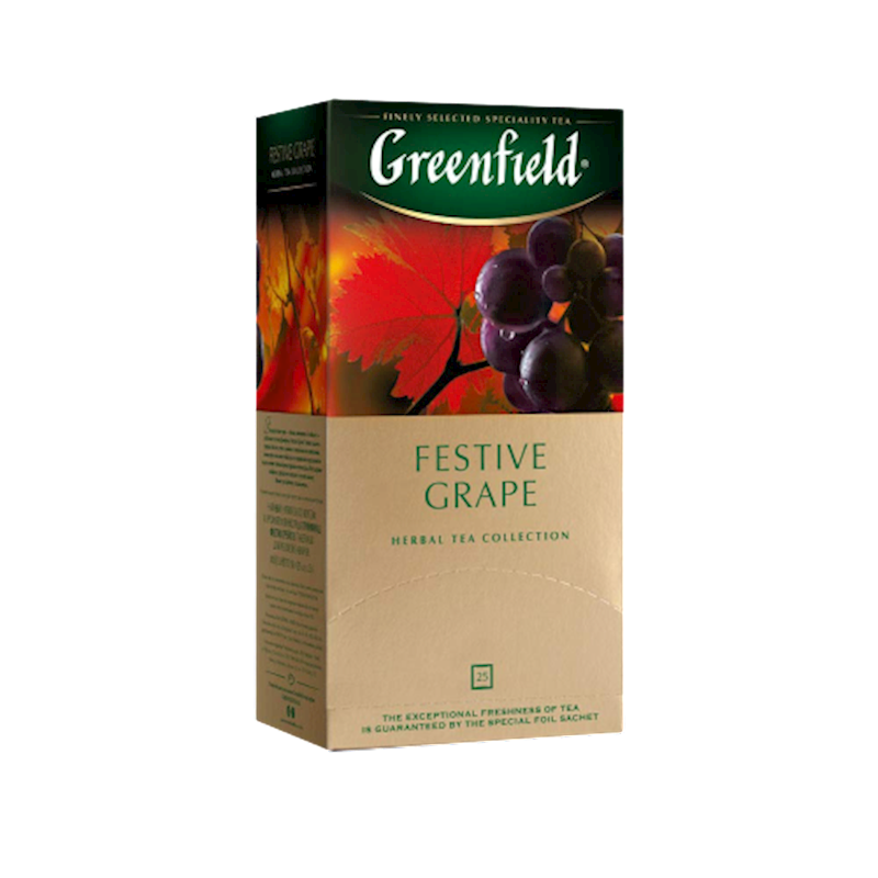GREENFIELD Festive Grape Herbal Tea 25-bag/10pack