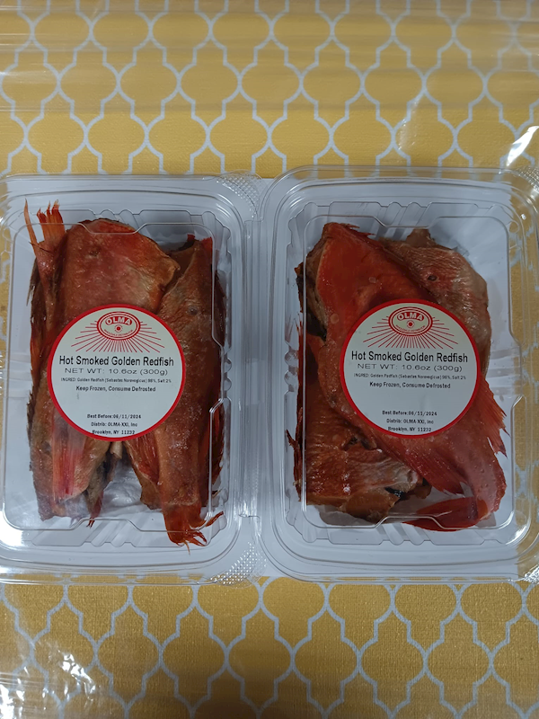OLMA Hot Smoked Golden Redfish 300g/6pack