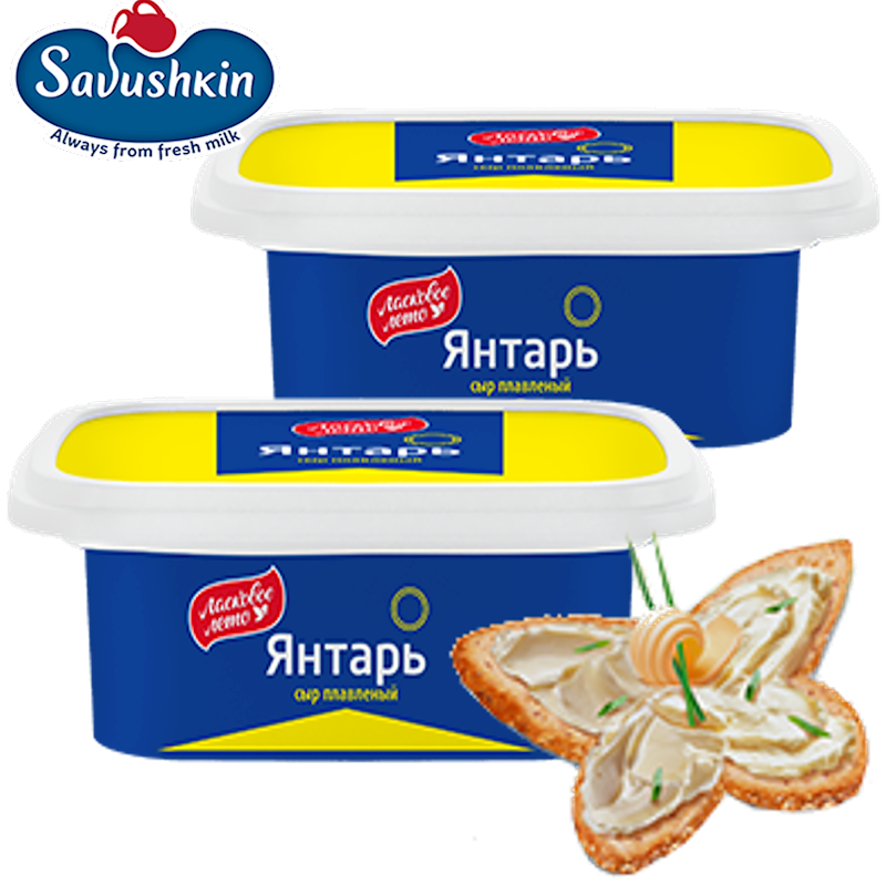 LASKOVOE LETO Yantar Cheese Spread 170g/6pack