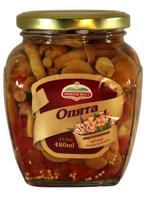 EMPIRE OF TASTE Marinated Nameko Mushrooms (Opyata) 480ml/12pack