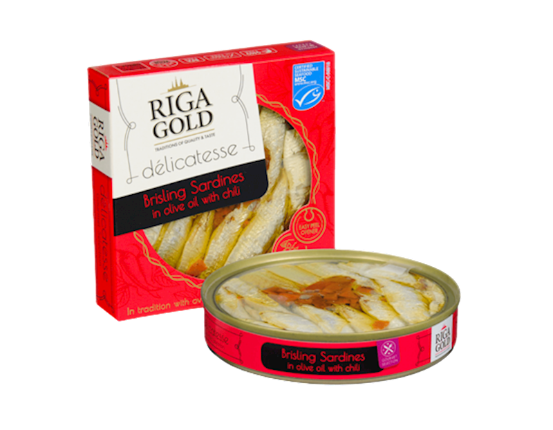 RIGA GOLD Delicatesse Brisling Sardines