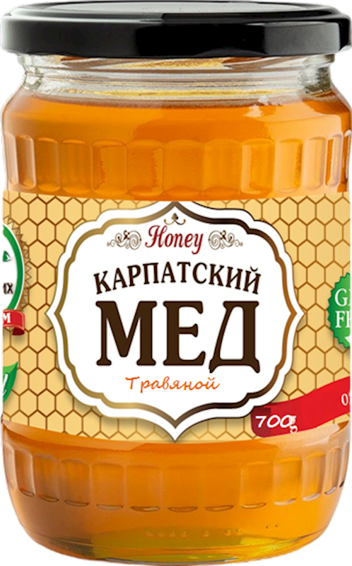 DARI ZAKARPAT'YA Carpathian Meadow Honey 700g/12pack