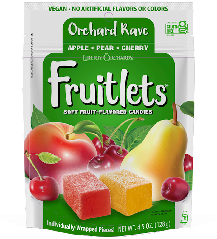 LIBERTY ORCHARDS Fruitlets 128g/9pack