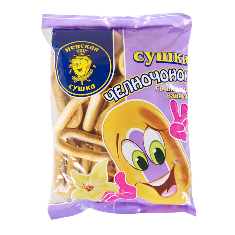 NEVSKAYA SUSHKA Chelnochok with Vanilla Flavor 350g/20pack