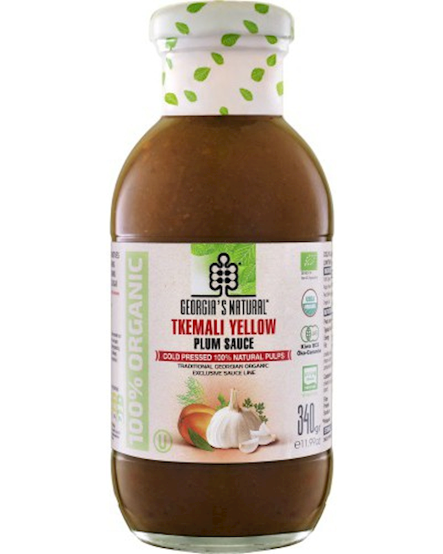 GEORGIA'S NATURAL Organic Tkemali Yellow 340g/12pack