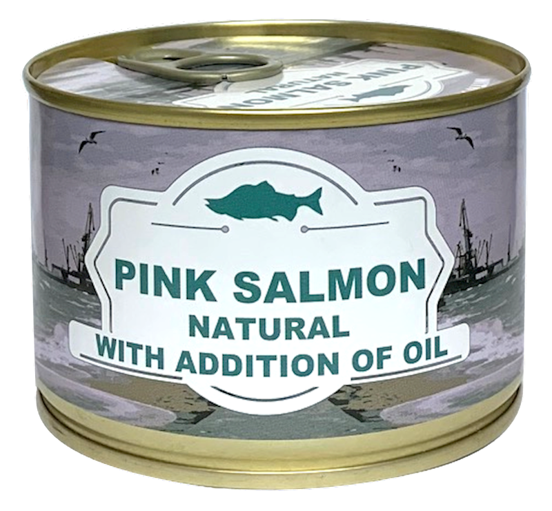 ECOFOOD Pink Salmon (Gorbusha) In Oil 250g/12pack