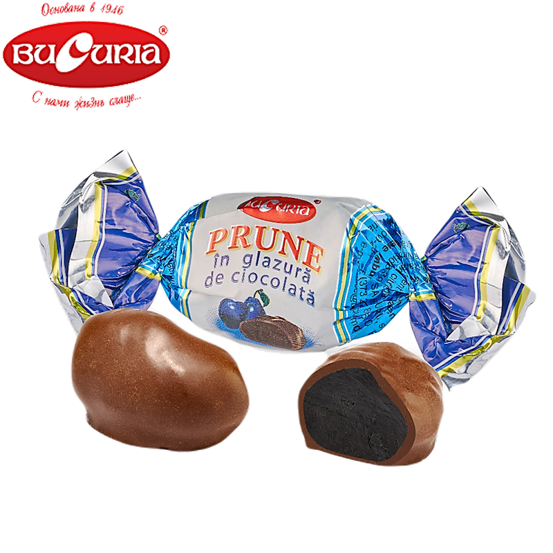 BUCURIA Prune In Glazura de Ciocolata 5.2lbs