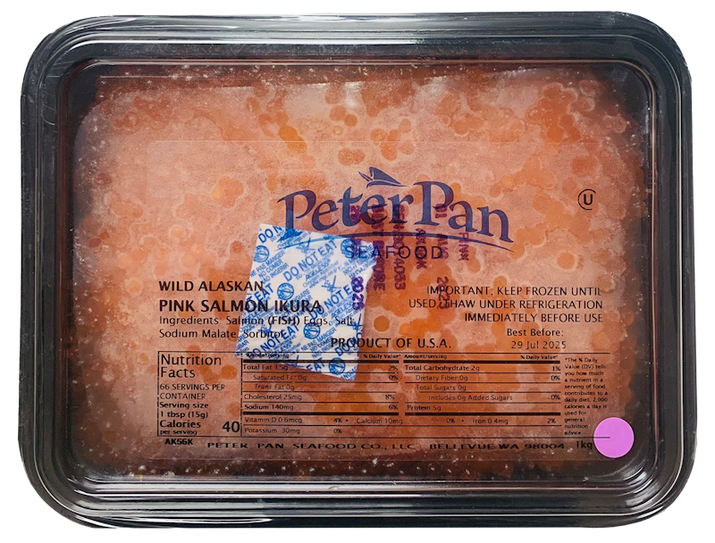 PETER PAN Wild Alaskan Pink Salmon Ikura #3 Purple 1000g