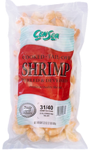 Load image into Gallery viewer, GEN SEA Cooked Shrimp, Frozen, Peeled, Deveined, Tail-Off 2lb/5pack
