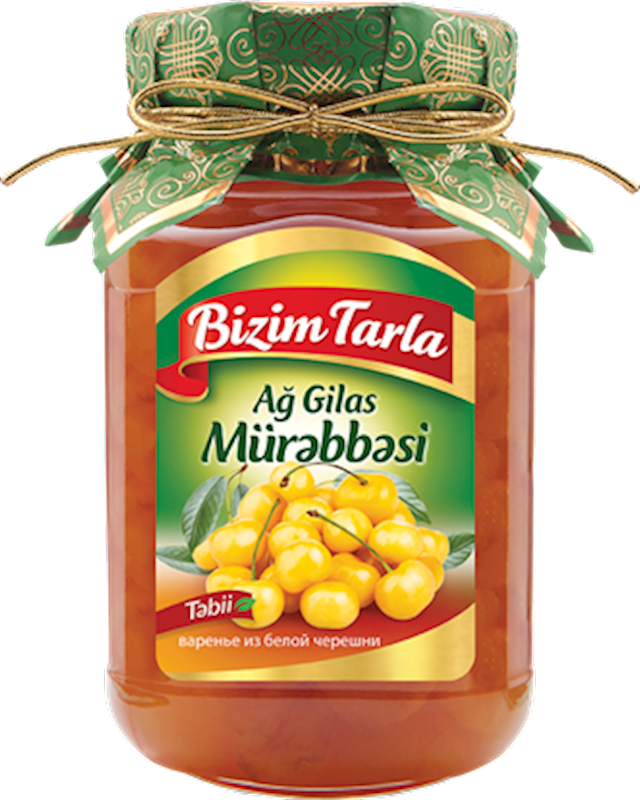 BIZIM TARLA White Cherry Preserve 400g/20pack