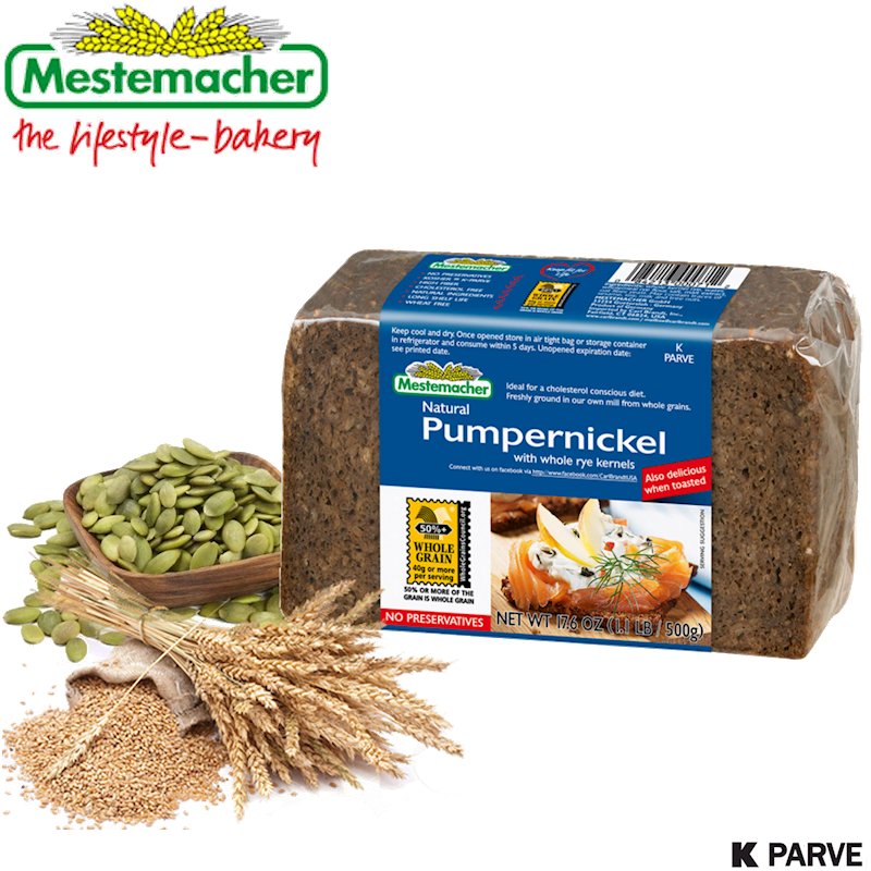 MESTEMACHER Pumpernickel Bread 500g/12pack