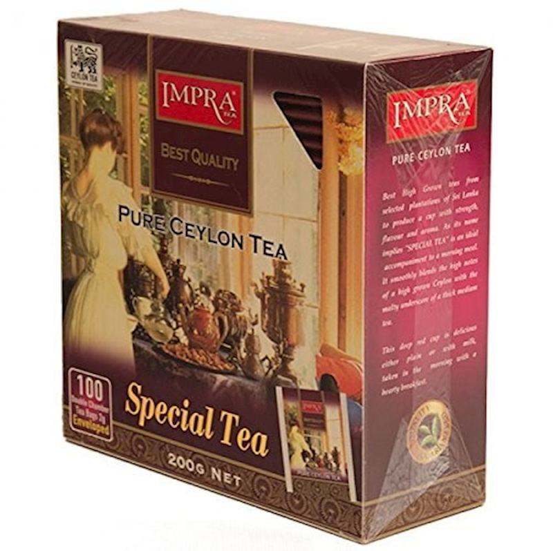 IMPRA Special Pure Ceylon Black Tea 100bag/18pack