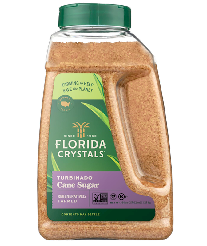 FLORIDA CRYSTALS Turbinado Cane Sugar 1250g/6pack