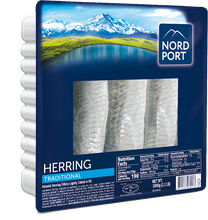 Load image into Gallery viewer, NORD PORT Lightly Salted Atlantic Herring Fillet in Oil - Traditional
