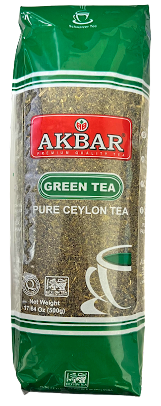 AKBAR Pure Ceylon Green Tea 500g/20pack