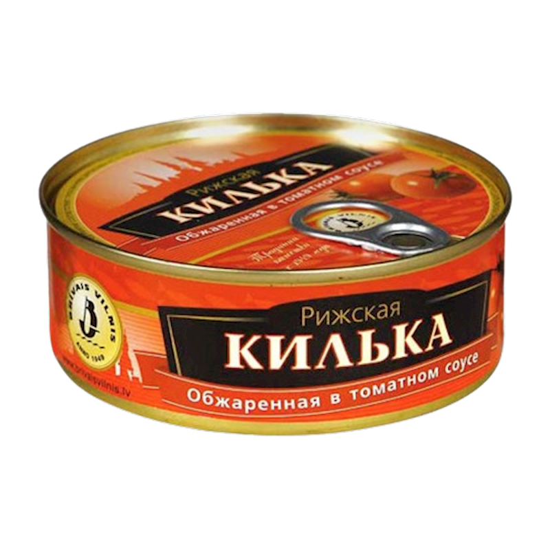 BRIVAIS VILNIS Fried Kilka in Tomato Sauce 240g/24pack