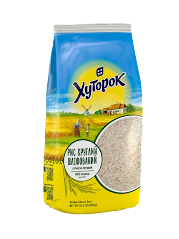 HUTOROK Round Grain Polished Rice 800g/20pack