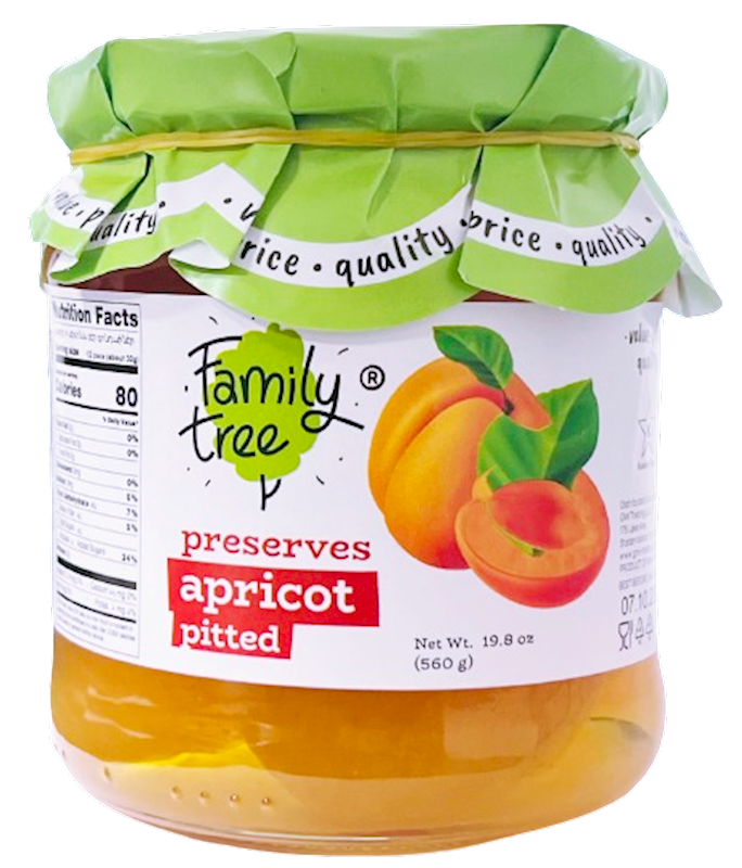 FAMILY TREE Apricot Preserves 560g/12pack