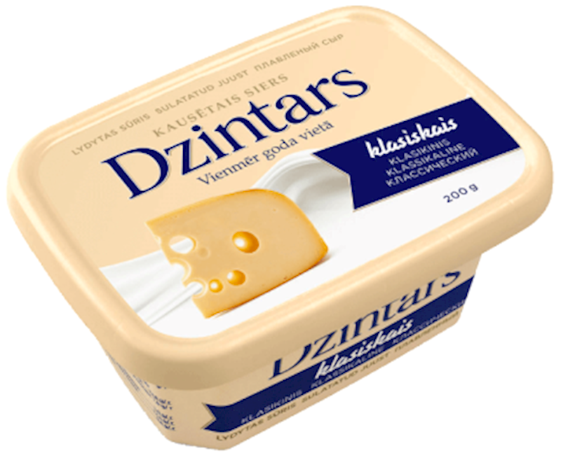 DZINTARS Classic Cheese Spread 200g/20pack