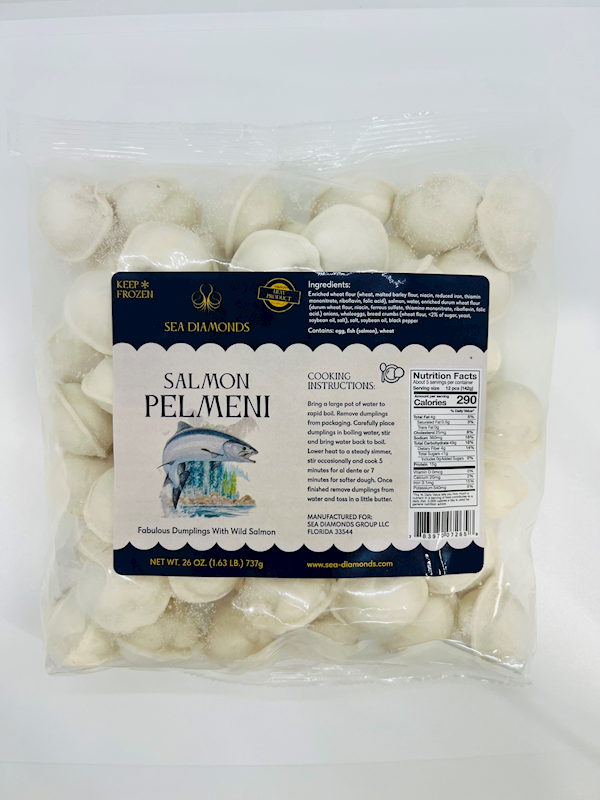 SEA DIAMONDS Salmon Pelmeni / Dumplings 737g/14pack