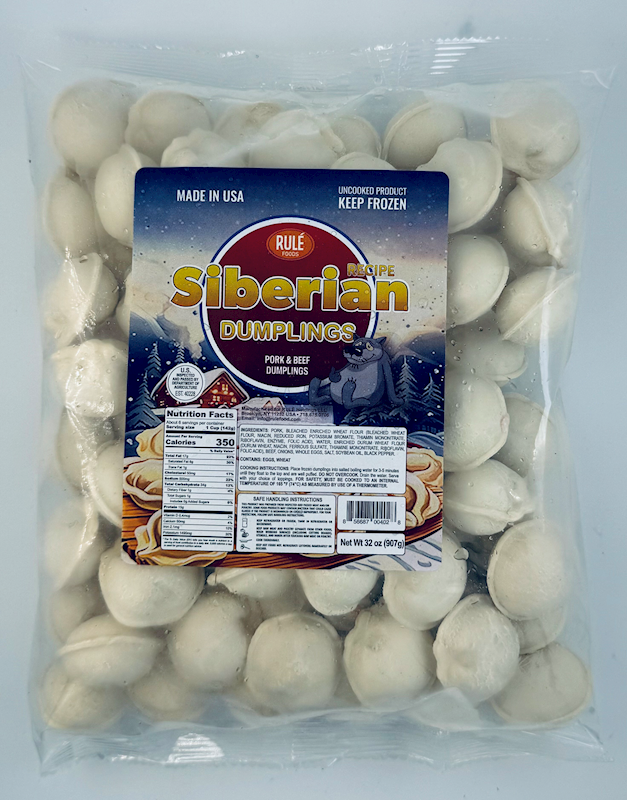 RULE FOODS Siberian Pelmeni Handmade 907g/7pack