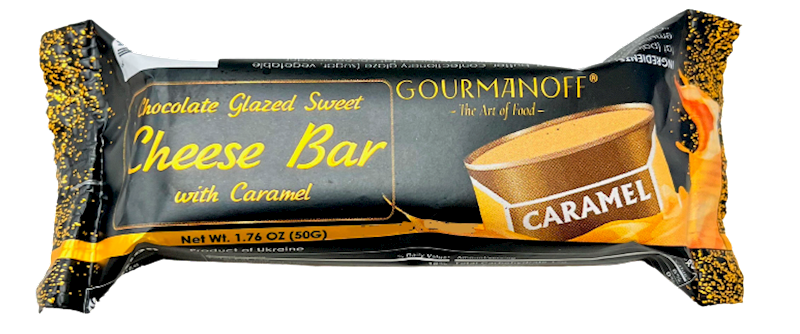 GOURMANOFF Chocolate Glazed Cheese Bars 26% 50g/24pack