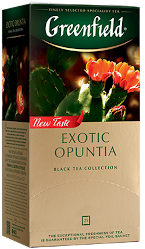 GREENFIELD Exotic Opuntia Black Tea 25-bag/10pack