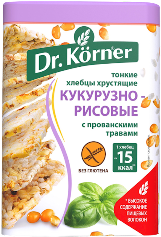 DR. KORNER Thin Crackers (Hlebtsi) 100g/20pack