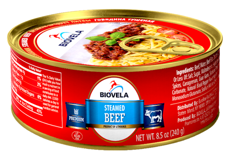 BIOVELA Steamed Beef