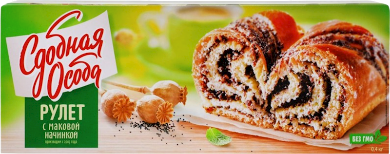 CHEREMUSHKI Poppy Seed Roll / Makowiecz 400g/6pack