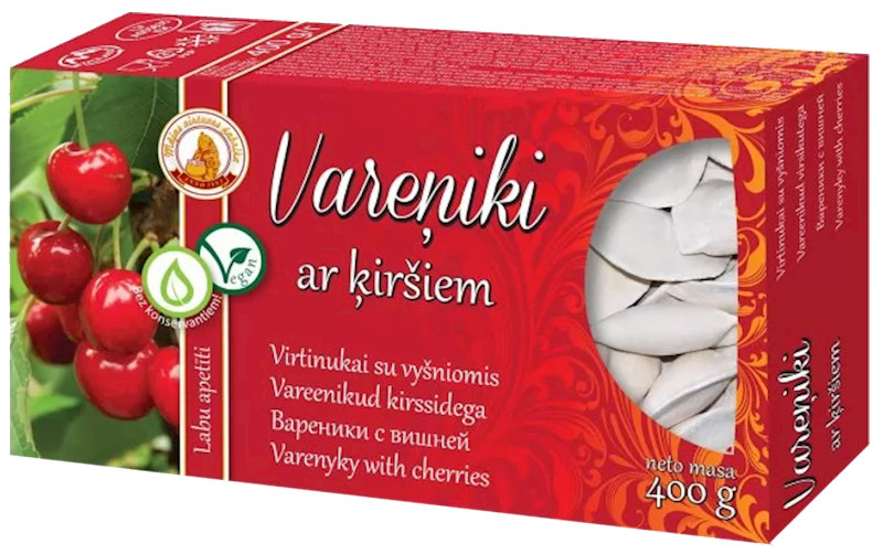 SALAS ZIVIS Frozen Vareniki with Cherry 400g/9pack