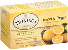 Load image into Gallery viewer, TWINING&#39;S Lemon &amp; Ginger Herbal Tea
