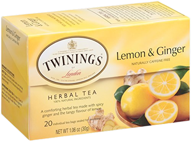 TWINING'S Lemon & Ginger Herbal Tea