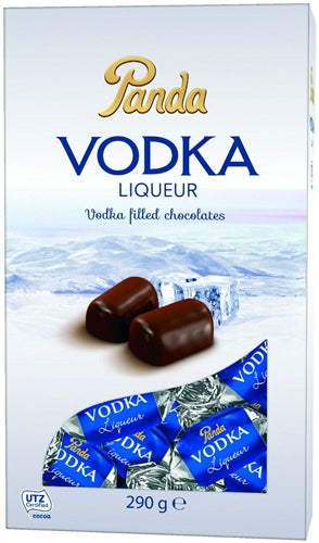 PANDA Vodka filled Dark Chocolate Candy 290g/12pack