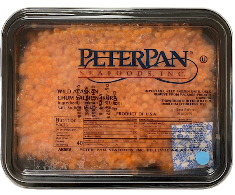 PETER PAN Wild Alaskan Chum Salmon Caviar #2 Blue