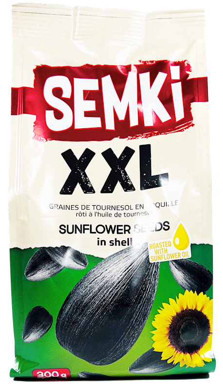 SEMKI XXL Sunflower Seeds Roasted in Oil 300g/18pack