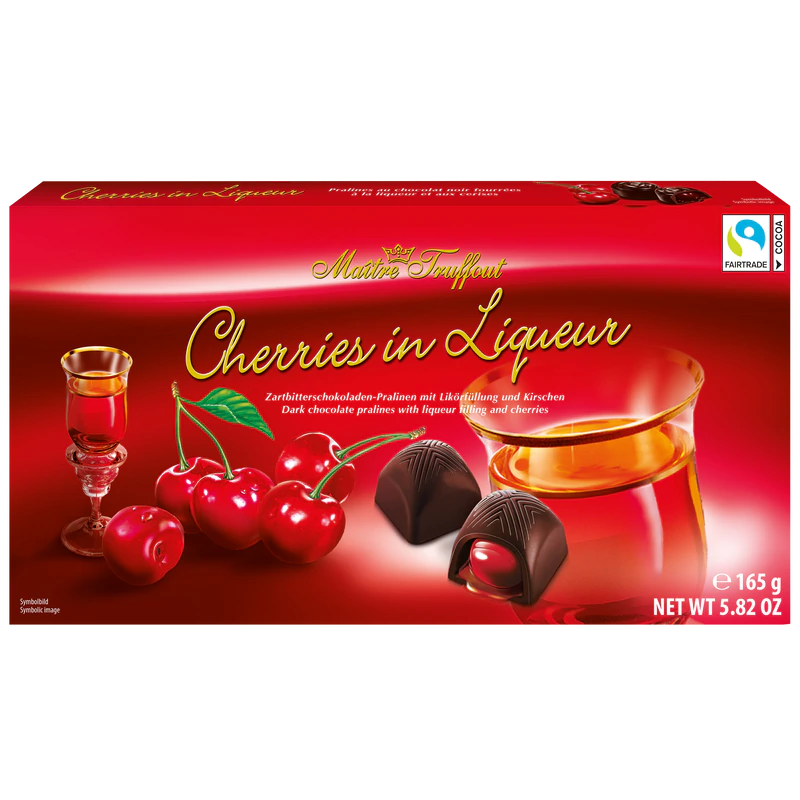MAITRE TRUFFOUT Cherries in Liqueur 165g/10pack