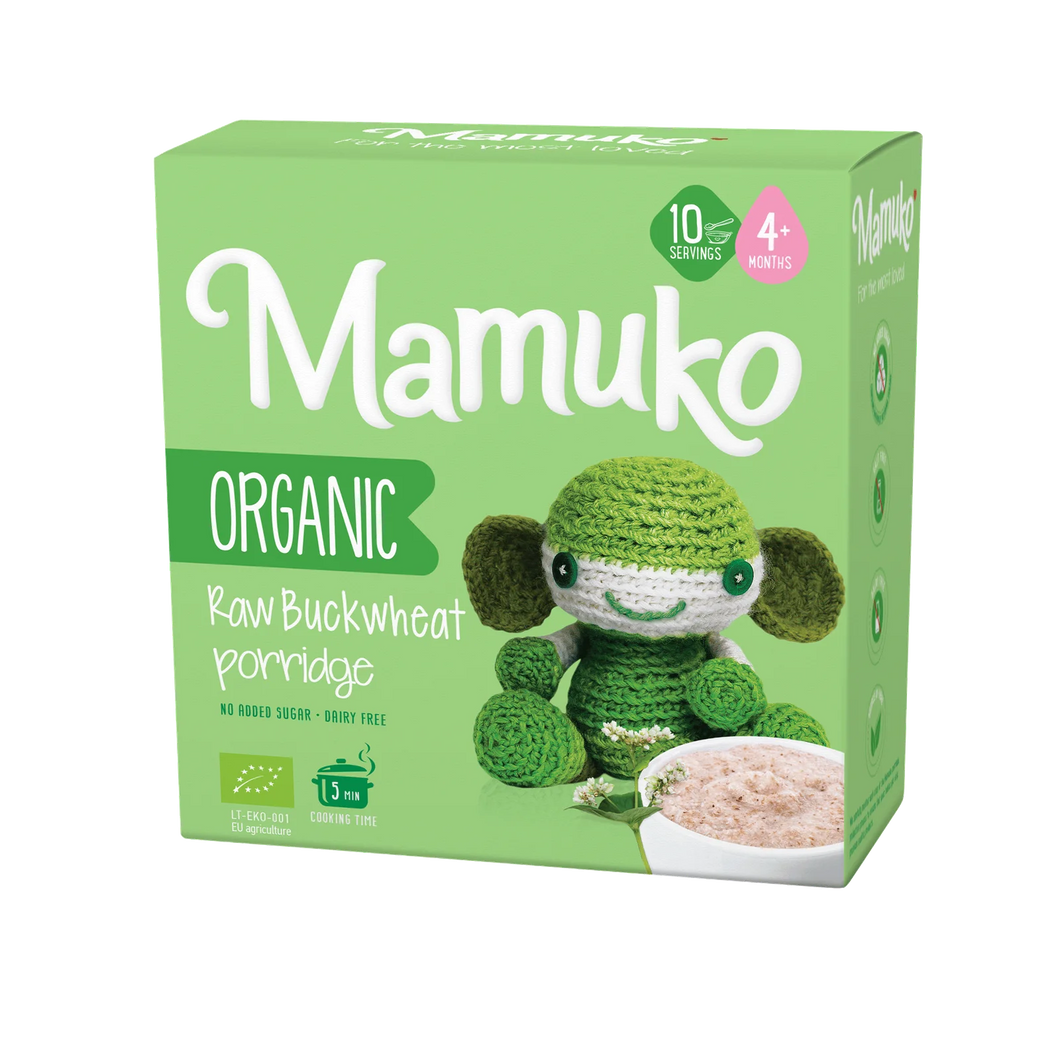 MAMUKO Organic Raw Buckwheat Porridge 200g/10pack