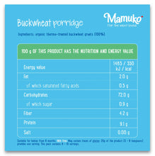Load image into Gallery viewer, MAMUKO Organic Buckwheat Porridge 200g/10pack
