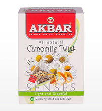 Load image into Gallery viewer, AKBAR Chamomile Twist Herbal Tea

