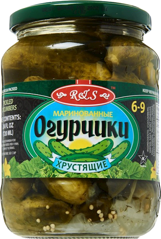 R&S Marinated Crunchy Pickles 720g/12pack