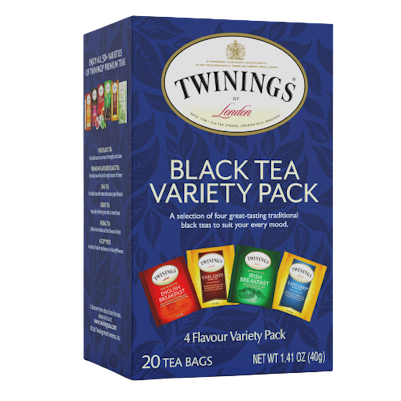 TWINING'S Black Tea Variety 20bag/6pack