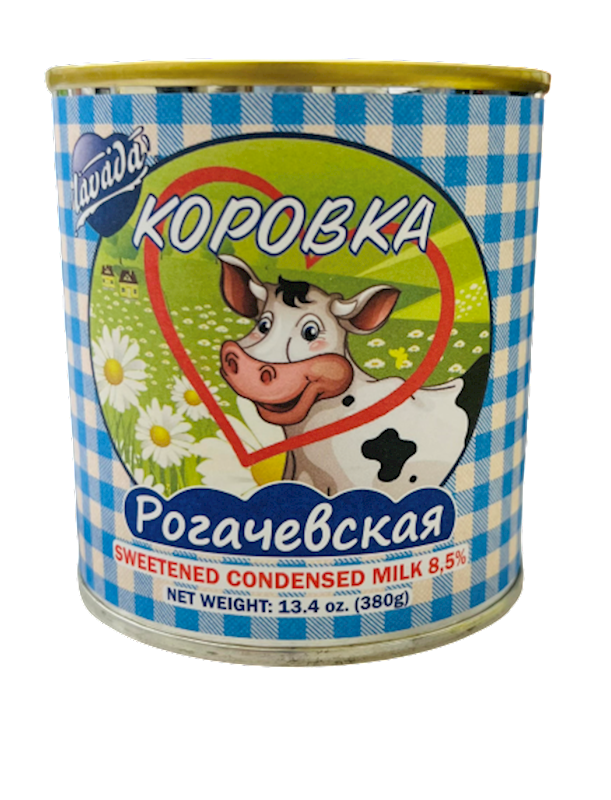 ROGACHEV Condensed Milk Korovka 380g/30pack