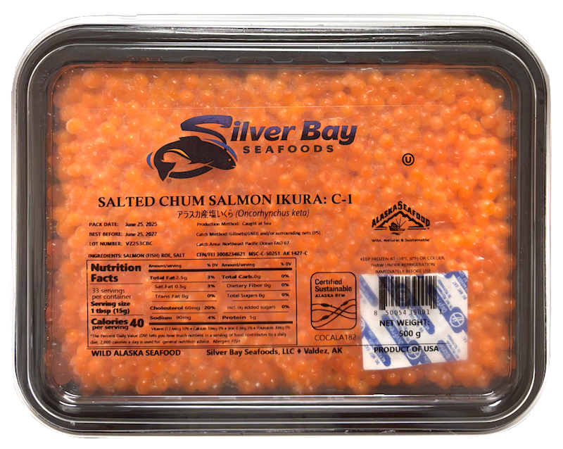 SILVER BAY Chum Salmon Ikura Grade C1
