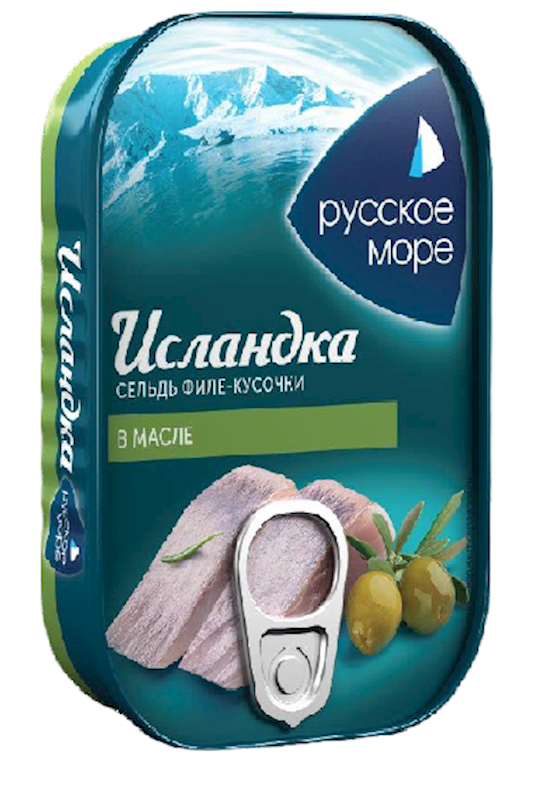 RUSSIAN SEA Herring Fillet Pieces - Islandka 115g/6pack