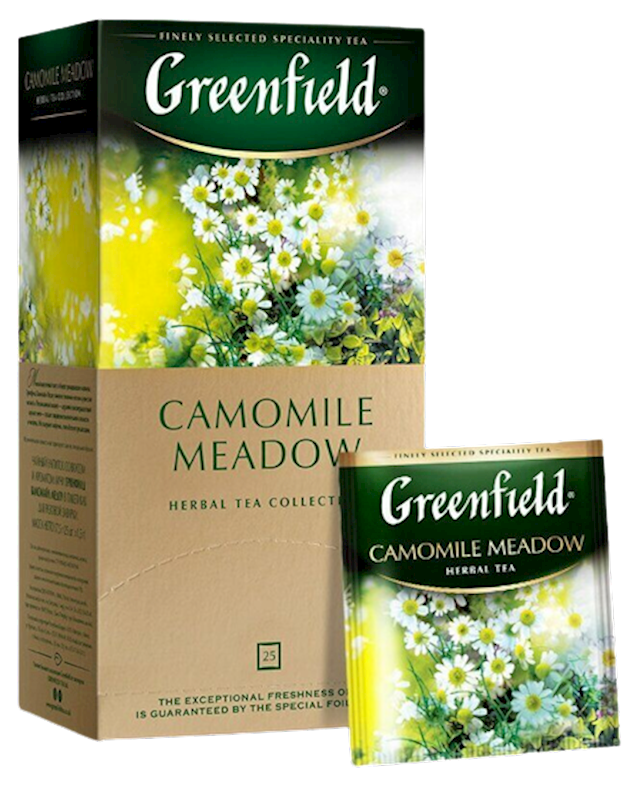 GREENFIELD Chamomile Meadow Herbal Tea 25-bag/10pack